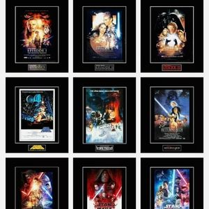 Star Wars Movie Posters (framed)